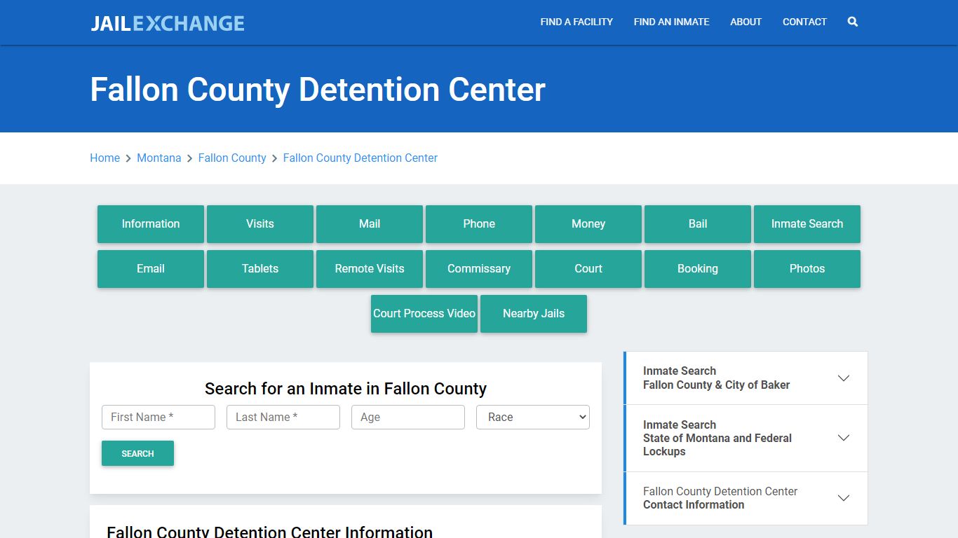 Fallon County Detention Center - Jail Exchange